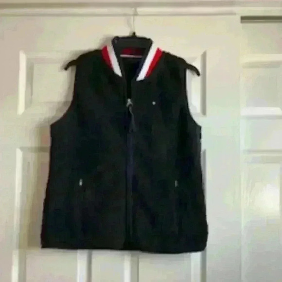 [TOMMYHILFIGER]Sherpa Zip Up Vest SzM - Picture 1 of 7